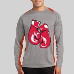 Long Sleeve Heather Colorblock Contender ™ Tee Thumbnail