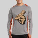 Long Sleeve Heather Colorblock Contender ™ Tee Thumbnail