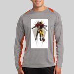 Long Sleeve Heather Colorblock Contender ™ Tee Thumbnail