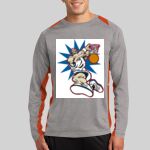 Long Sleeve Heather Colorblock Contender ™ Tee Thumbnail