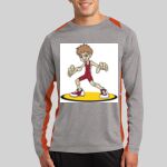 Long Sleeve Heather Colorblock Contender ™ Tee Thumbnail