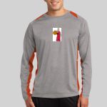 Long Sleeve Heather Colorblock Contender ™ Tee Thumbnail