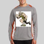 Long Sleeve Heather Colorblock Contender ™ Tee Thumbnail