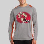 Long Sleeve Heather Colorblock Contender ™ Tee Thumbnail