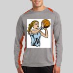 Long Sleeve Heather Colorblock Contender ™ Tee Thumbnail