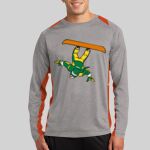 Long Sleeve Heather Colorblock Contender ™ Tee Thumbnail