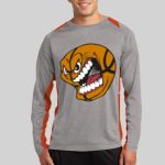 Long Sleeve Heather Colorblock Contender ™ Tee Thumbnail