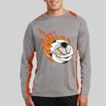 Long Sleeve Heather Colorblock Contender ™ Tee Thumbnail