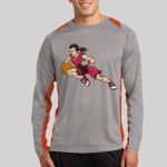 Long Sleeve Heather Colorblock Contender ™ Tee Thumbnail