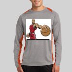 Long Sleeve Heather Colorblock Contender ™ Tee Thumbnail