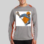 Long Sleeve Heather Colorblock Contender ™ Tee Thumbnail