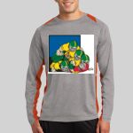 Long Sleeve Heather Colorblock Contender ™ Tee Thumbnail