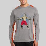 Long Sleeve Heather Colorblock Contender ™ Tee Thumbnail
