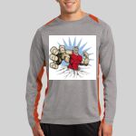 Long Sleeve Heather Colorblock Contender ™ Tee Thumbnail