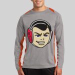 Long Sleeve Heather Colorblock Contender ™ Tee Thumbnail