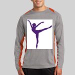 Long Sleeve Heather Colorblock Contender ™ Tee Thumbnail