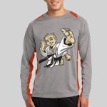 Long Sleeve Heather Colorblock Contender ™ Tee Thumbnail