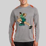 Long Sleeve Heather Colorblock Contender ™ Tee Thumbnail