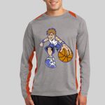 Long Sleeve Heather Colorblock Contender ™ Tee Thumbnail