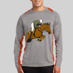 Long Sleeve Heather Colorblock Contender ™ Tee Thumbnail
