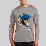 Long Sleeve Heather Colorblock Contender ™ Tee Thumbnail