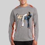 Long Sleeve Heather Colorblock Contender ™ Tee Thumbnail