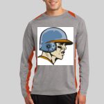 Long Sleeve Heather Colorblock Contender ™ Tee Thumbnail