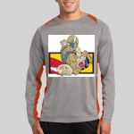 Long Sleeve Heather Colorblock Contender ™ Tee Thumbnail