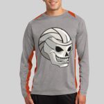 Long Sleeve Heather Colorblock Contender ™ Tee Thumbnail