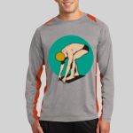 Long Sleeve Heather Colorblock Contender ™ Tee Thumbnail