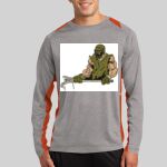 Long Sleeve Heather Colorblock Contender ™ Tee Thumbnail