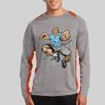 Long Sleeve Heather Colorblock Contender ™ Tee Thumbnail