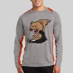 Long Sleeve Heather Colorblock Contender ™ Tee Thumbnail