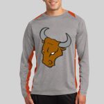 Long Sleeve Heather Colorblock Contender ™ Tee Thumbnail