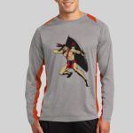 Long Sleeve Heather Colorblock Contender ™ Tee Thumbnail