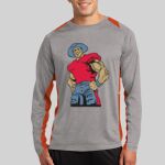 Long Sleeve Heather Colorblock Contender ™ Tee Thumbnail