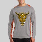 Long Sleeve Heather Colorblock Contender ™ Tee Thumbnail