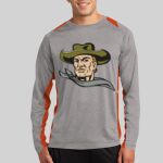 Long Sleeve Heather Colorblock Contender ™ Tee Thumbnail