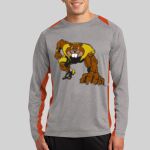 Long Sleeve Heather Colorblock Contender ™ Tee Thumbnail