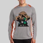 Long Sleeve Heather Colorblock Contender ™ Tee Thumbnail