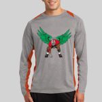 Long Sleeve Heather Colorblock Contender ™ Tee Thumbnail