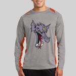 Long Sleeve Heather Colorblock Contender ™ Tee Thumbnail