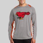 Long Sleeve Heather Colorblock Contender ™ Tee Thumbnail