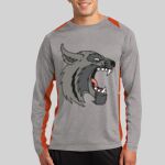 Long Sleeve Heather Colorblock Contender ™ Tee Thumbnail