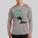 Long Sleeve Heather Colorblock Contender ™ Tee Thumbnail