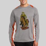 Long Sleeve Heather Colorblock Contender ™ Tee Thumbnail