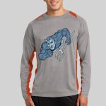 Long Sleeve Heather Colorblock Contender ™ Tee Thumbnail