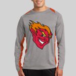 Long Sleeve Heather Colorblock Contender ™ Tee Thumbnail