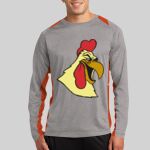 Long Sleeve Heather Colorblock Contender ™ Tee Thumbnail