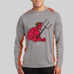 Long Sleeve Heather Colorblock Contender ™ Tee Thumbnail